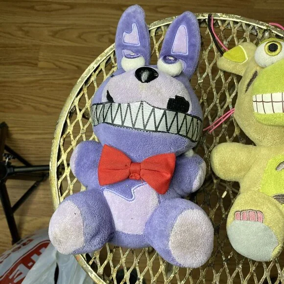 Five Nights At Freddy’s Nightmare Bonnie 2017 Plush Fnaf Springtrap Lot Rips See